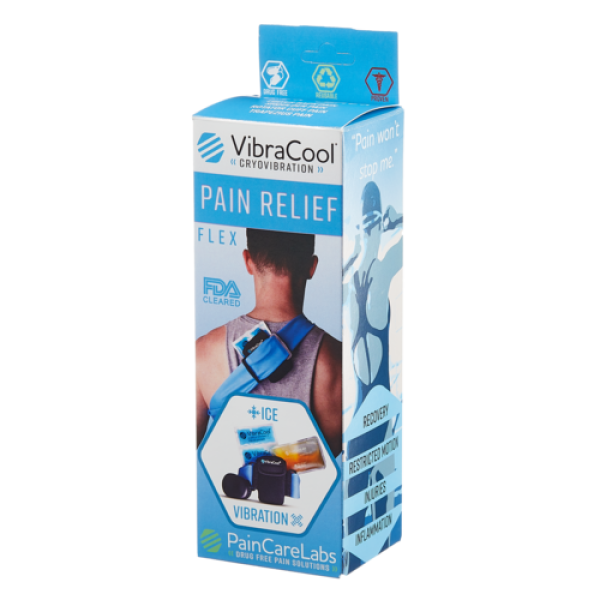 VibraCool Flex - bewezen hulpmiddel voor pijnverlichting van o.a. schouder-, heup- of rugblessures