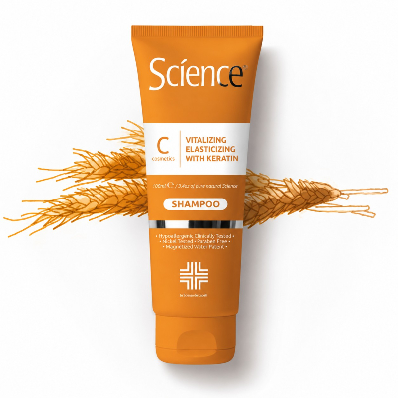 Science Hair Care Vitalizing Shampoo - Met Keratine - Herstellend & Versterkend - 100 ml