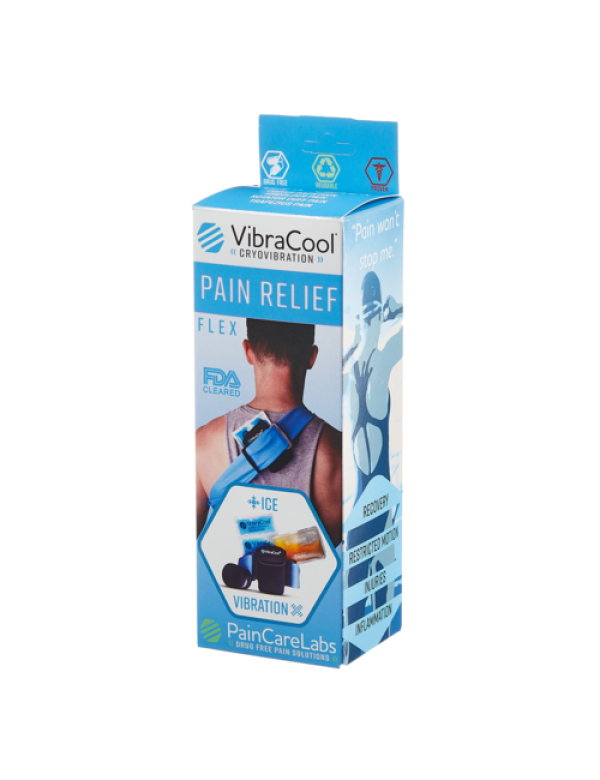 VibraCool Flex - bewezen hulpmiddel voor pijnverlichting van o.a. schouder-, heup- of rugblessures